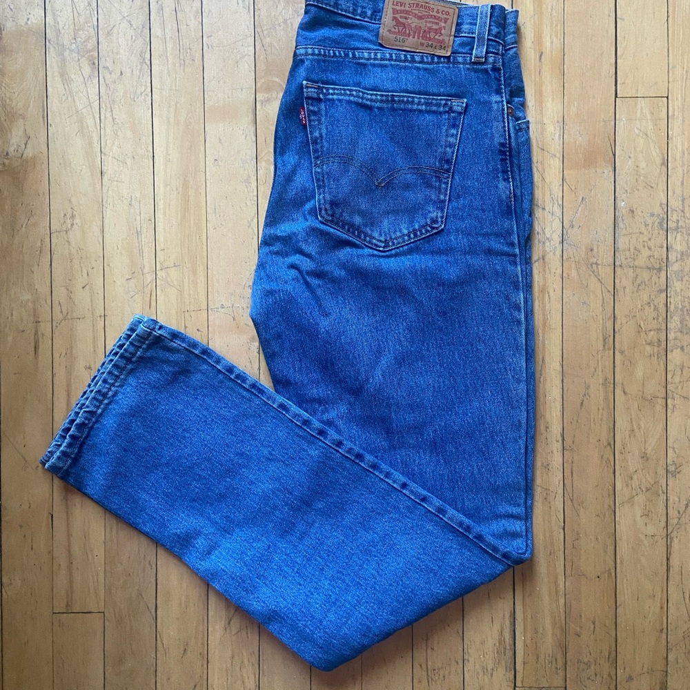 Levi's Blue Straight Jeans